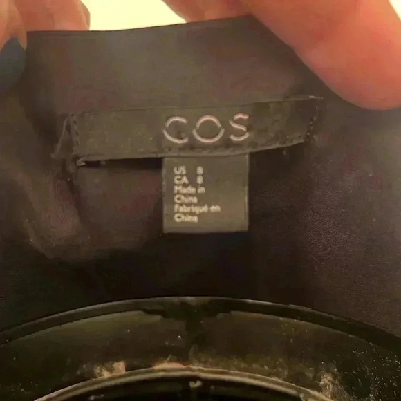 COS Silk Shirt-Sz 8 - Picture 5 of 8